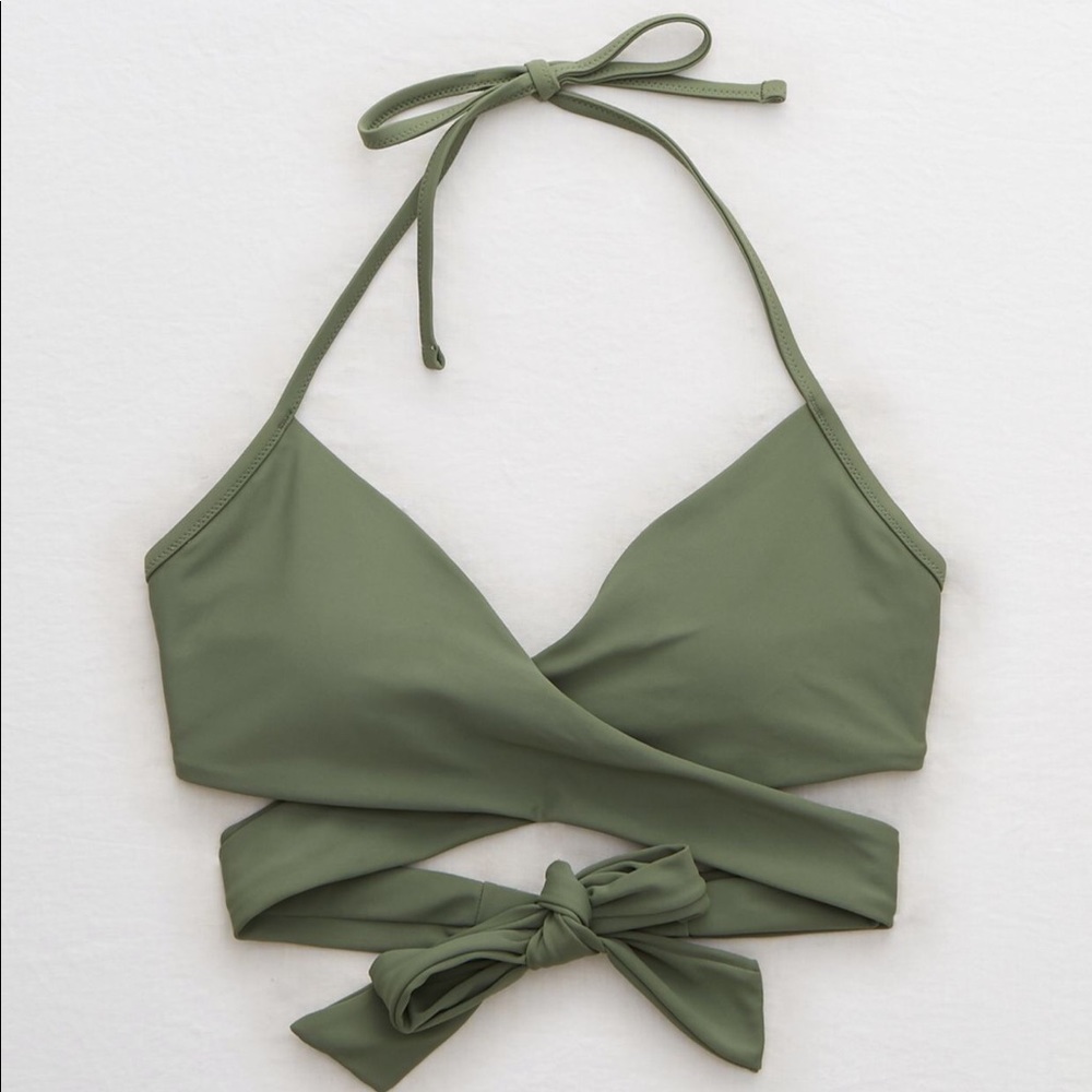 Olive Green Bikini Top